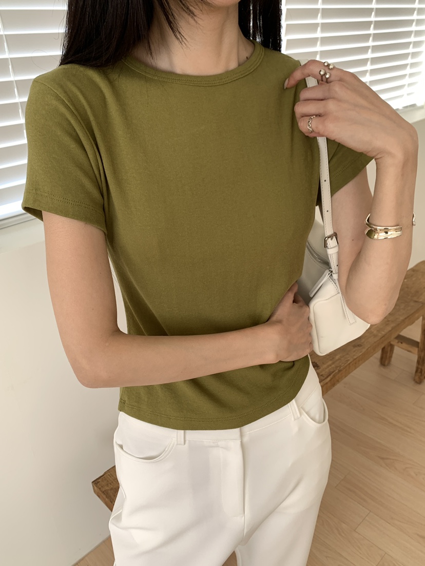 B_GARDER韓國東大門代購女裝新品職業26春夏推薦休閑熱賣T恤B.GARDERT恤