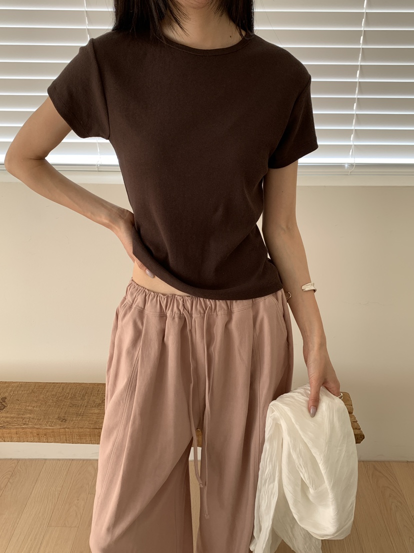 B_GARDER韓國東大門代購女裝新品職業26春夏推薦休閑熱賣T恤B.GARDERT恤