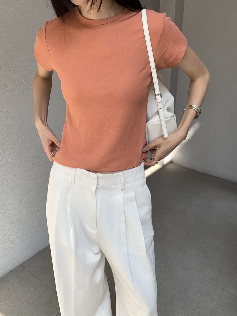 B_GARDER韓國東大門代購女裝新品職業26春夏推薦休閑熱賣T恤B.GARDERT恤圖色1