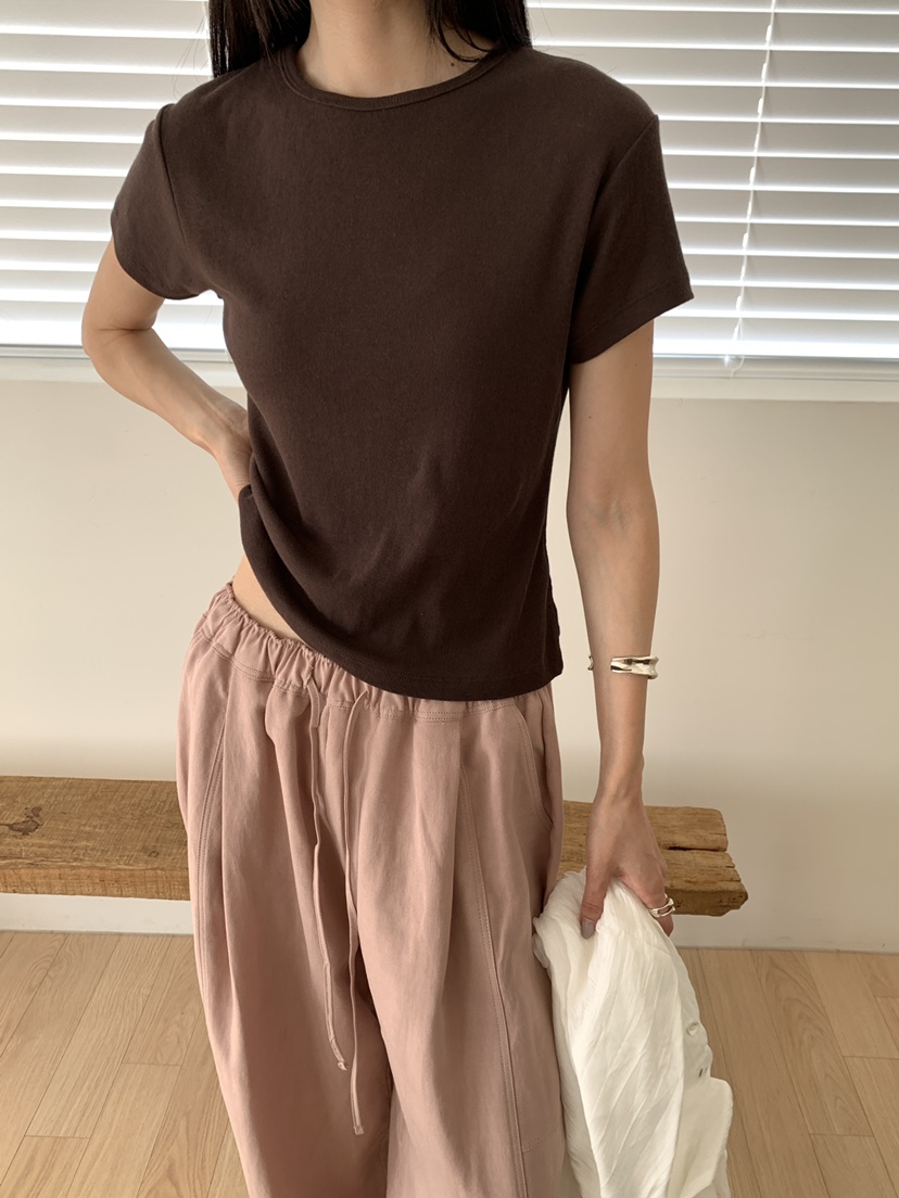 B_GARDER韓國東大門代購女裝新品職業26春夏推薦休閑熱賣T恤B.GARDERT恤圖色4