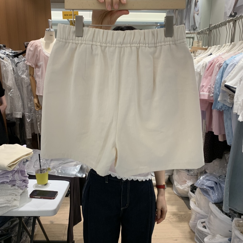 OGI韓國東大門代購女裝新款職業人氣熱賣時尚26春夏短褲絲帶FLat OGI短褲