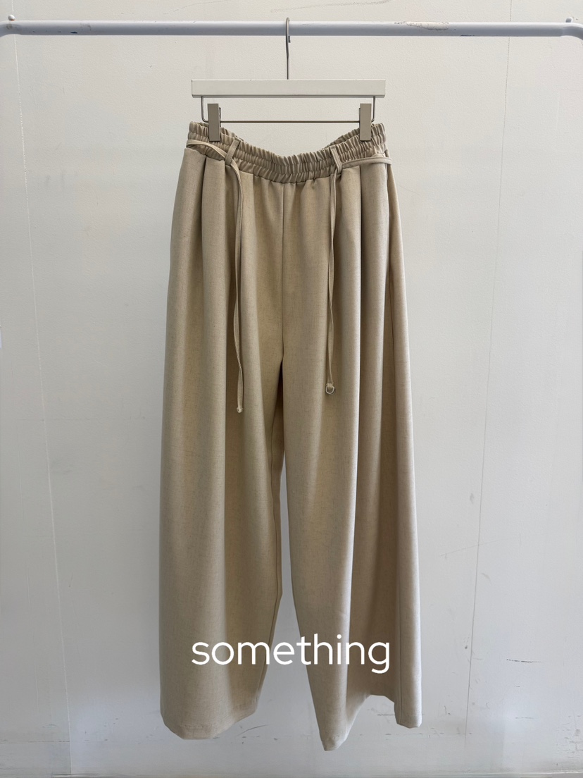 SOMETHING-L/FANCY韓國直郵實拍女裝新款人氣休閑褲含繩SOMETHING-L/FANCY休閑褲圖色2