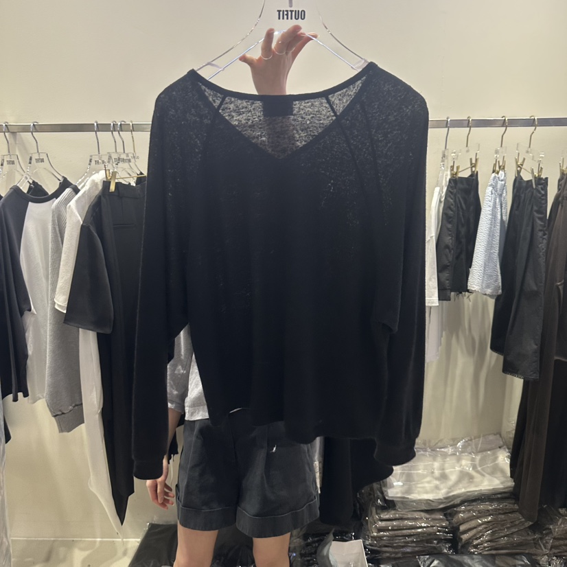 OUTFIT韓國代購女士新品熱賣推薦人氣職業休閑26春夏長袖T恤OUTFIT長袖T恤