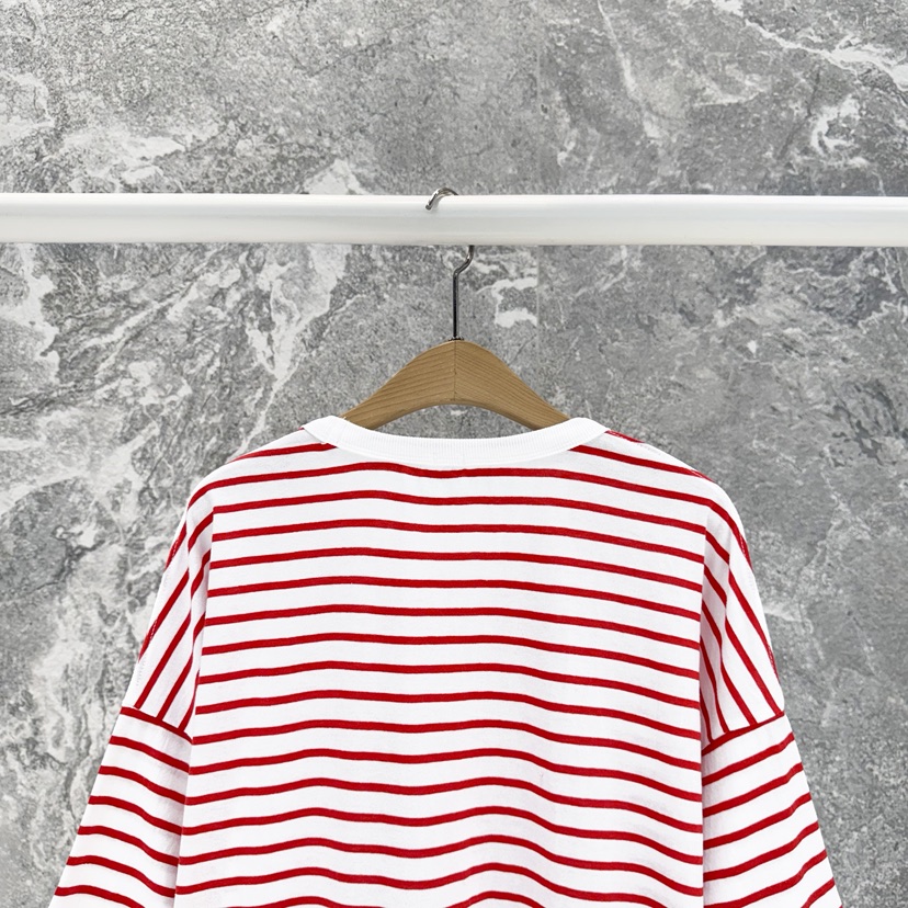 ROOKIE BUD韓國東大門直郵女士新品人氣職業推薦T恤條紋ROOKIE BUD-PT恤