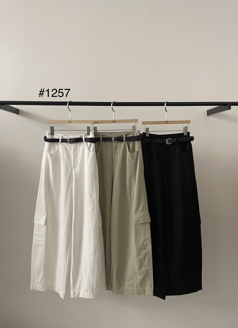 2DA/DARIMI-P韓國直郵實拍女裝新品人氣休閑休閑褲含腰帶2DA/DARIMI-P休閑褲