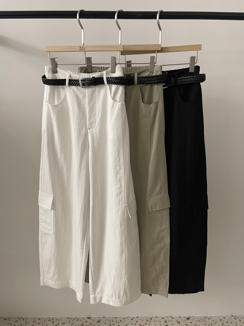 2DA/DARIMI-P韓國直郵實拍女裝新品人氣休閑休閑褲含腰帶2DA/DARIMI-P休閑褲