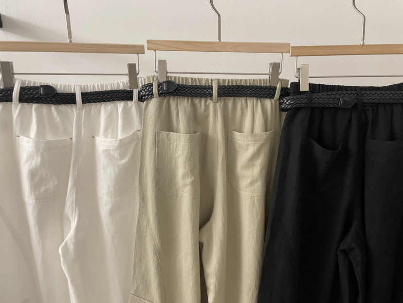 2DA/DARIMI-P韓國直郵實拍女裝新品人氣休閑休閑褲含腰帶2DA/DARIMI-P休閑褲