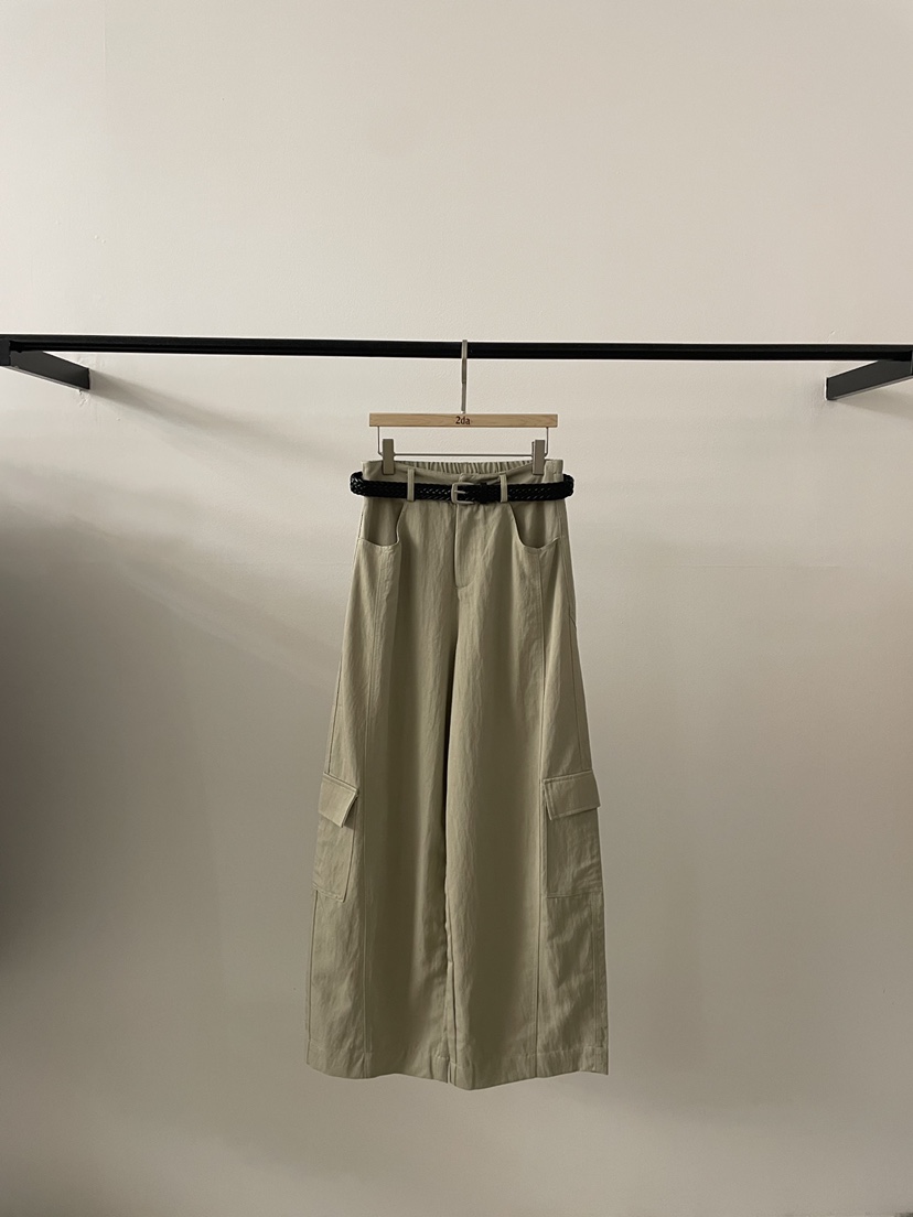 2DA/DARIMI-P韓國直郵實拍女裝新品人氣休閑休閑褲含腰帶2DA/DARIMI-P休閑褲圖色2