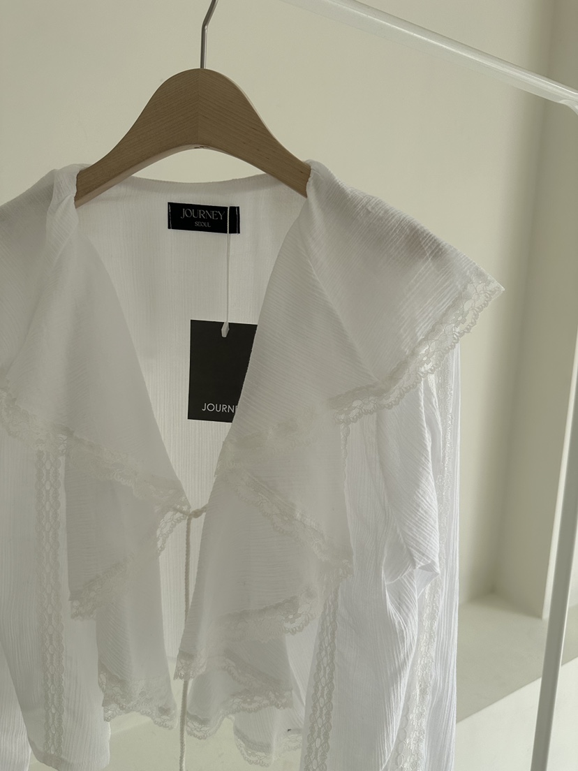 JOURNEY韓國代購女裝新品人氣26春夏休閑職業時尚襯衫蕾絲衫JOURNEY襯衫/蕾絲衫