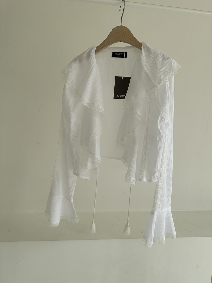 JOURNEY韓國代購女裝新品人氣26春夏休閑職業時尚襯衫蕾絲衫JOURNEY襯衫/蕾絲衫圖色1