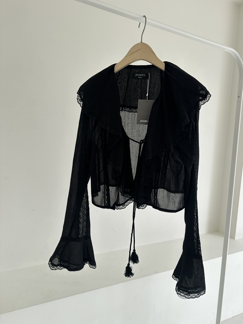 JOURNEY韓國代購女裝新品人氣26春夏休閑職業時尚襯衫蕾絲衫JOURNEY襯衫/蕾絲衫圖色3