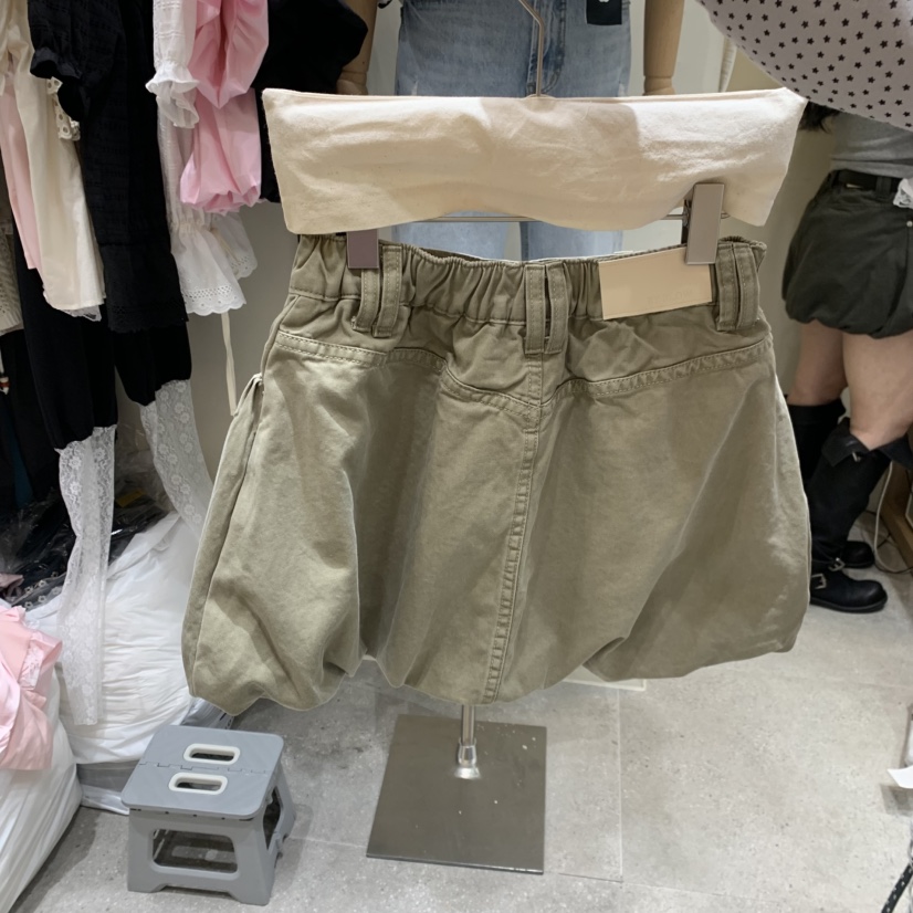 BY FLOW韓國直郵女士新品時尚人氣休閑職業短裙不含腰帶BY FLOW短裙