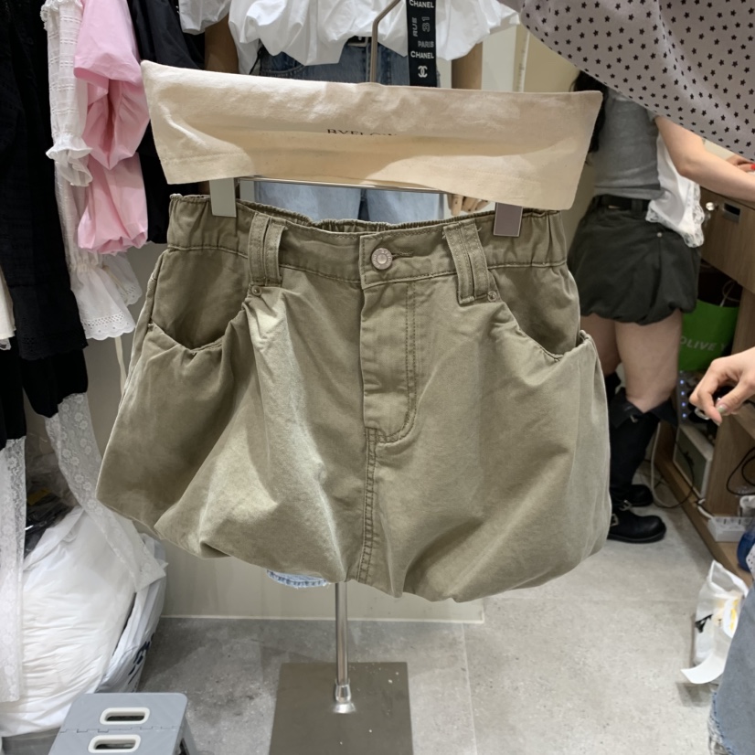 BY FLOW韓國直郵女士新品時尚人氣休閑職業短裙不含腰帶BY FLOW短裙圖色1