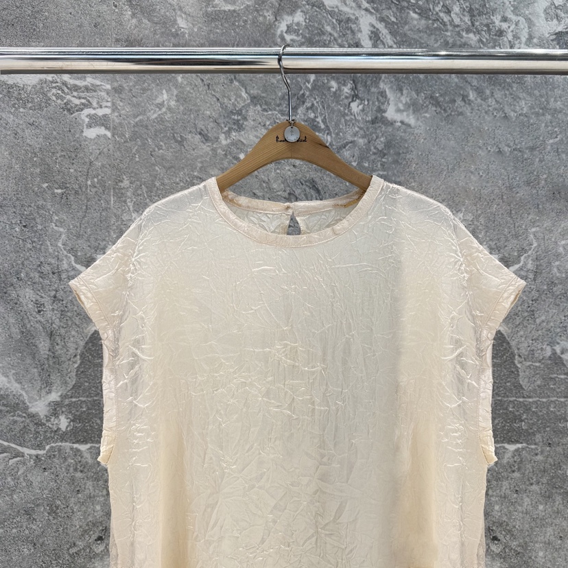 ROOKIE BUD韓國直郵女士新款26春夏職業人氣連衣裙褶皺緞ROOKIE BUD-L連衣裙