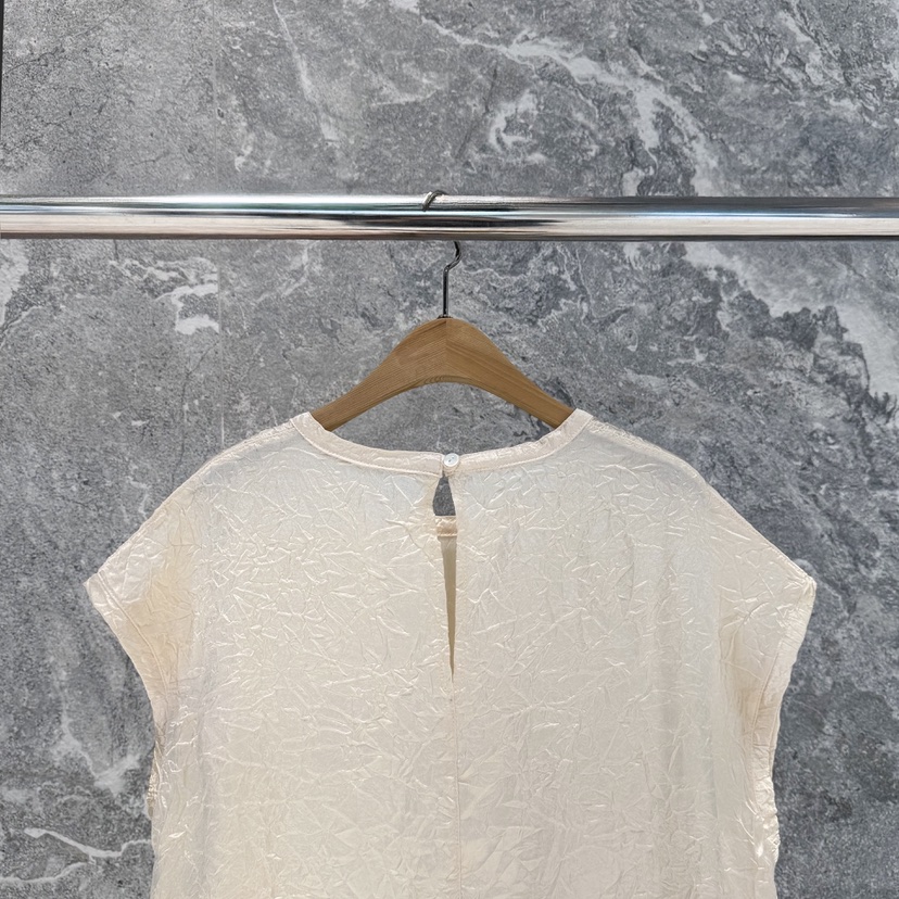 ROOKIE BUD韓國直郵女士新款26春夏職業人氣連衣裙褶皺緞ROOKIE BUD-L連衣裙