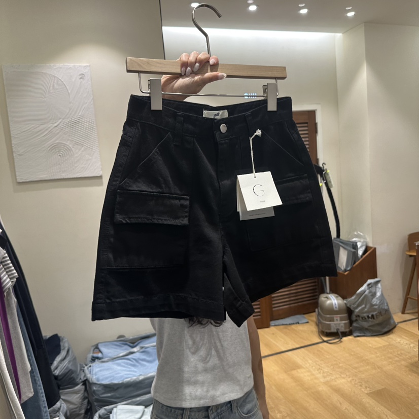 GILLI韓國東大門代購女裝新品熱賣休閑時尚職業推薦短褲口袋GILLI短褲圖色2