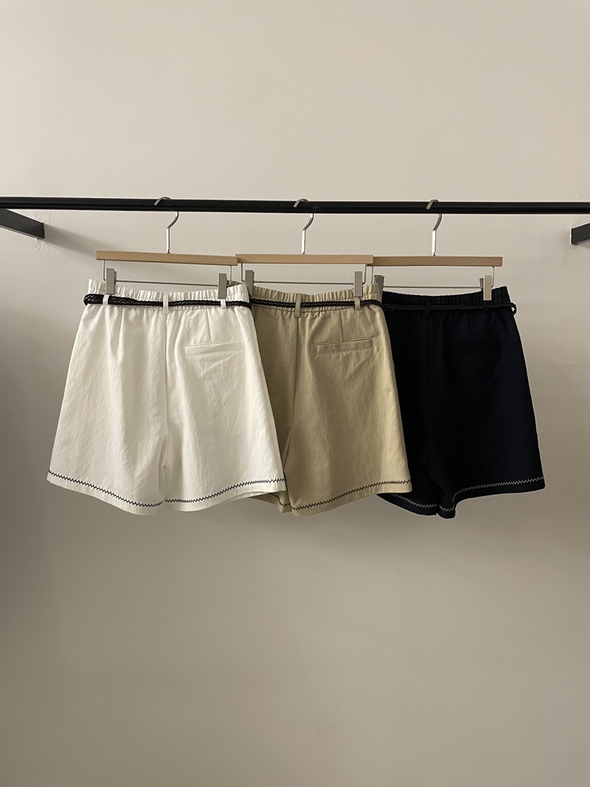 2DA/DARIMI-P韓國直郵實拍女裝新款時尚職業短褲含腰帶2DA/DARIMI-P短褲