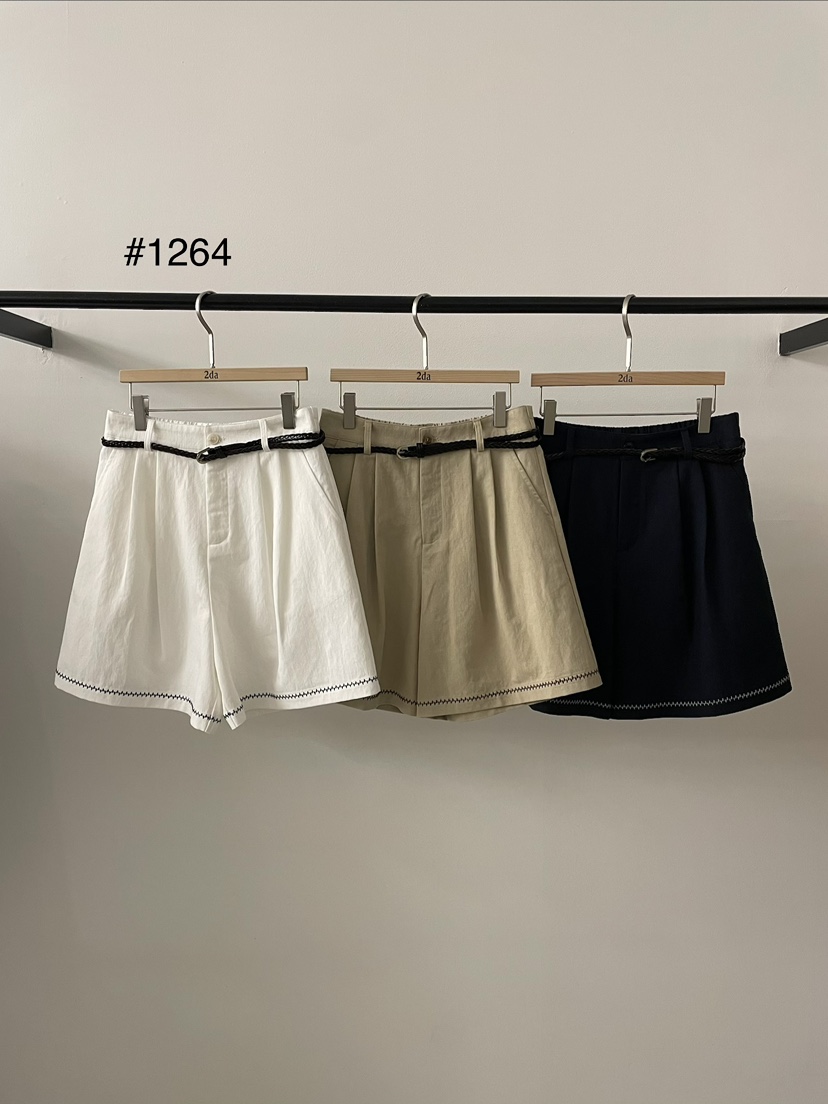 2DA/DARIMI-P韓國直郵實拍女裝新款時尚職業短褲含腰帶2DA/DARIMI-P短褲