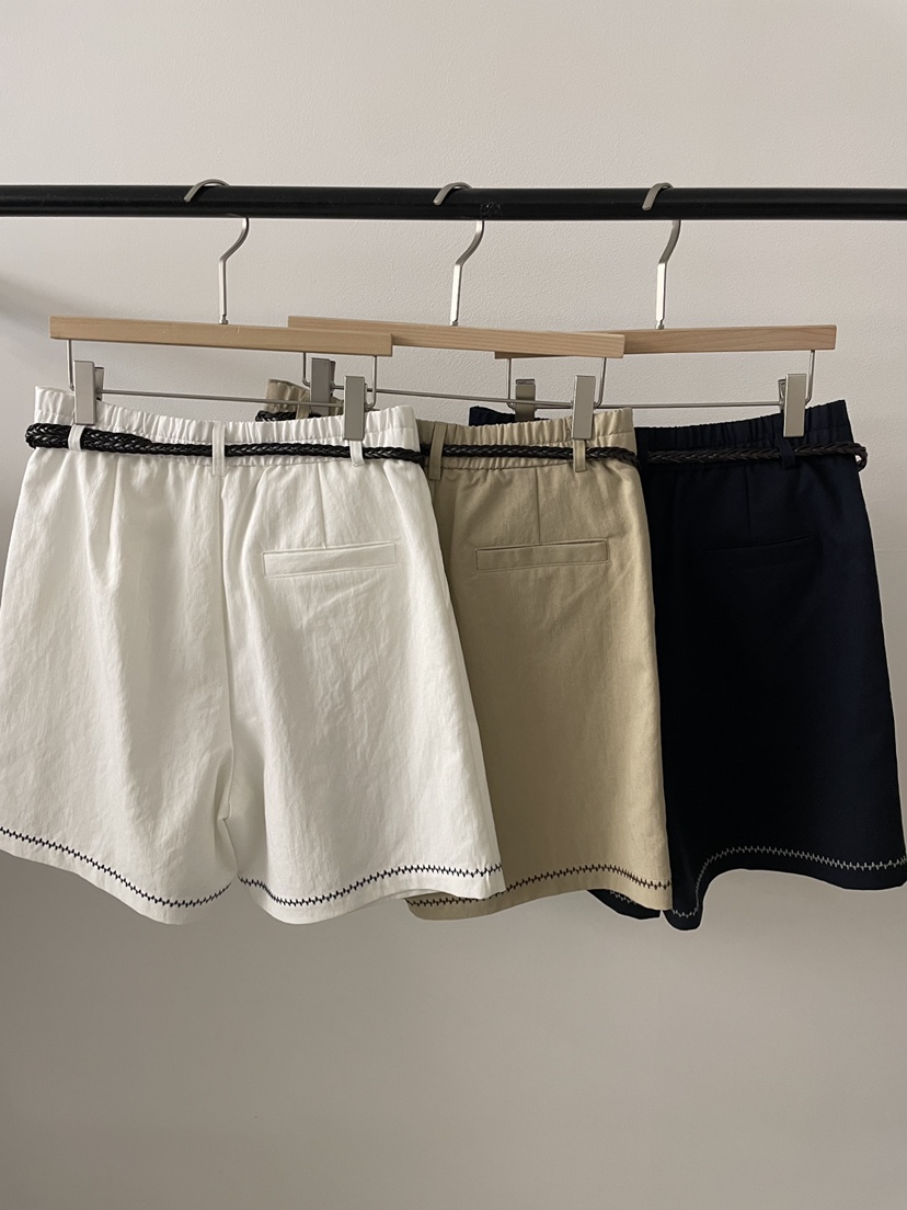 2DA/DARIMI-P韓國直郵實拍女裝新款時尚職業短褲含腰帶2DA/DARIMI-P短褲