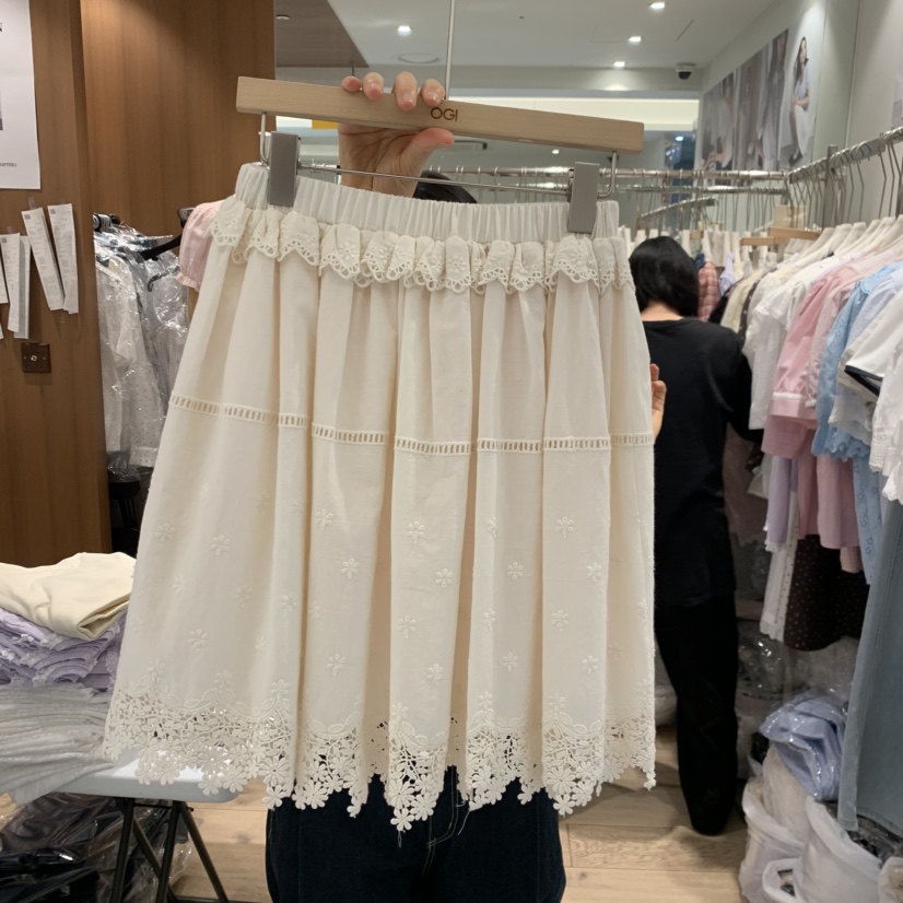 OGI韓國代購女裝新款時尚26春夏職業熱賣休閑半身裙中短裙FLat OGI半身裙/中短裙