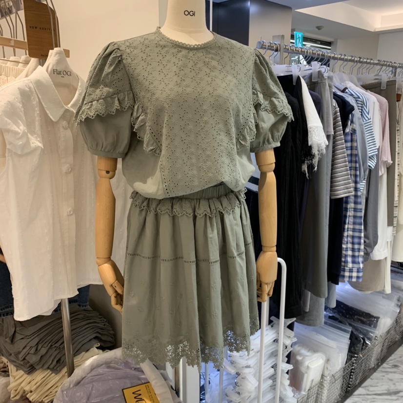 OGI韓國代購女裝新款時尚26春夏職業熱賣休閑半身裙中短裙FLat OGI半身裙/中短裙