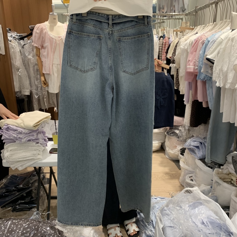 OGI韓國直郵實拍女士新品推薦休閑26春夏時尚熱賣人氣牛仔褲FLat OGI牛仔褲
