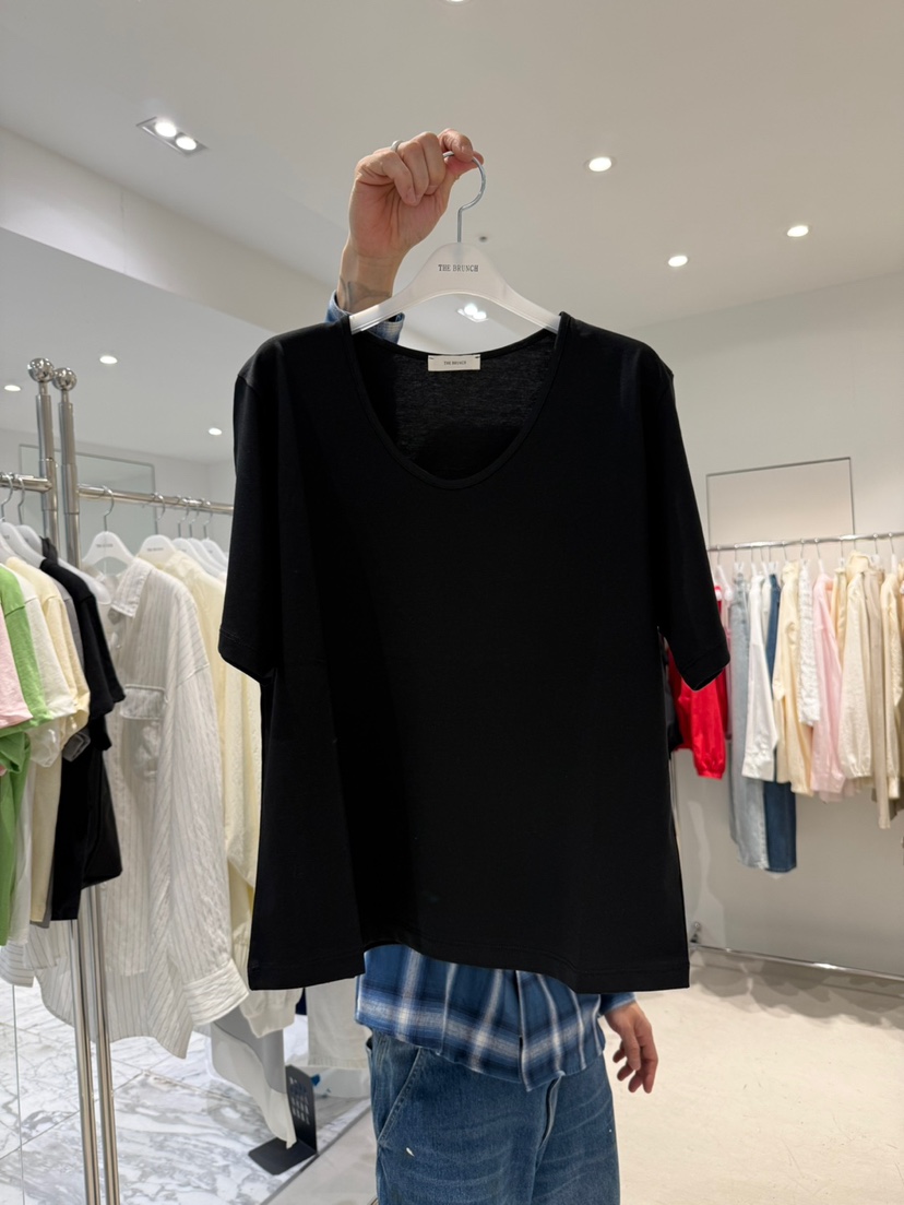 THE BRUNCH韓國直郵實拍女士新款休閑熱賣人氣26春夏T恤THE BRUNCHT恤圖色2