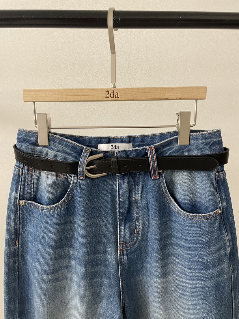 2DA/DARIMI-P韓國直郵實拍女士新款推薦熱賣牛仔褲含腰帶2DA/DARIMI-P牛仔褲