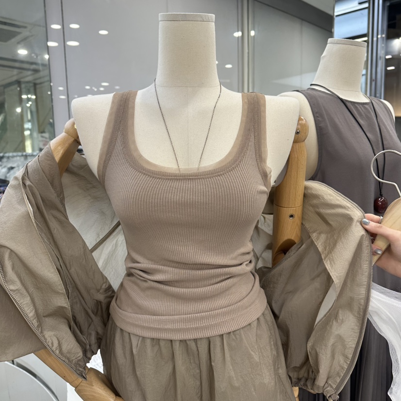 FOUNDATION韓國代購女士新品休閑職業時尚推薦熱賣吊帶背心FOUNDATION吊帶/背心圖色3