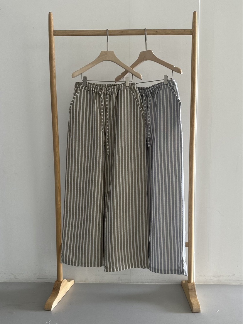 B_GARDER韓國代購女士新款人氣熱賣職業休閑時尚休閑褲條紋B.GARDER休閑褲