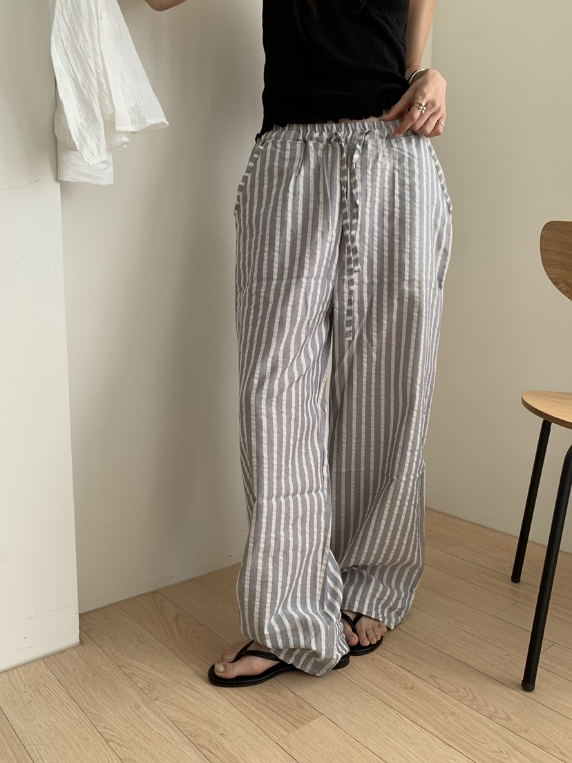 B_GARDER韓國代購女士新款人氣熱賣職業休閑時尚休閑褲條紋B.GARDER休閑褲