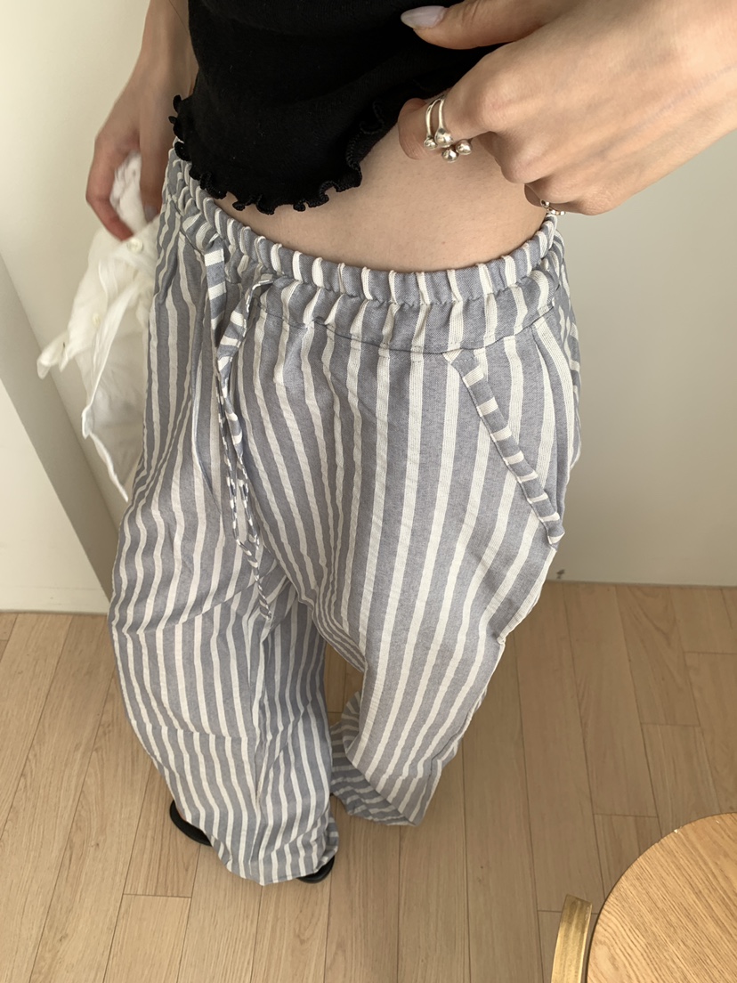 B_GARDER韓國代購女士新款人氣熱賣職業休閑時尚休閑褲條紋B.GARDER休閑褲