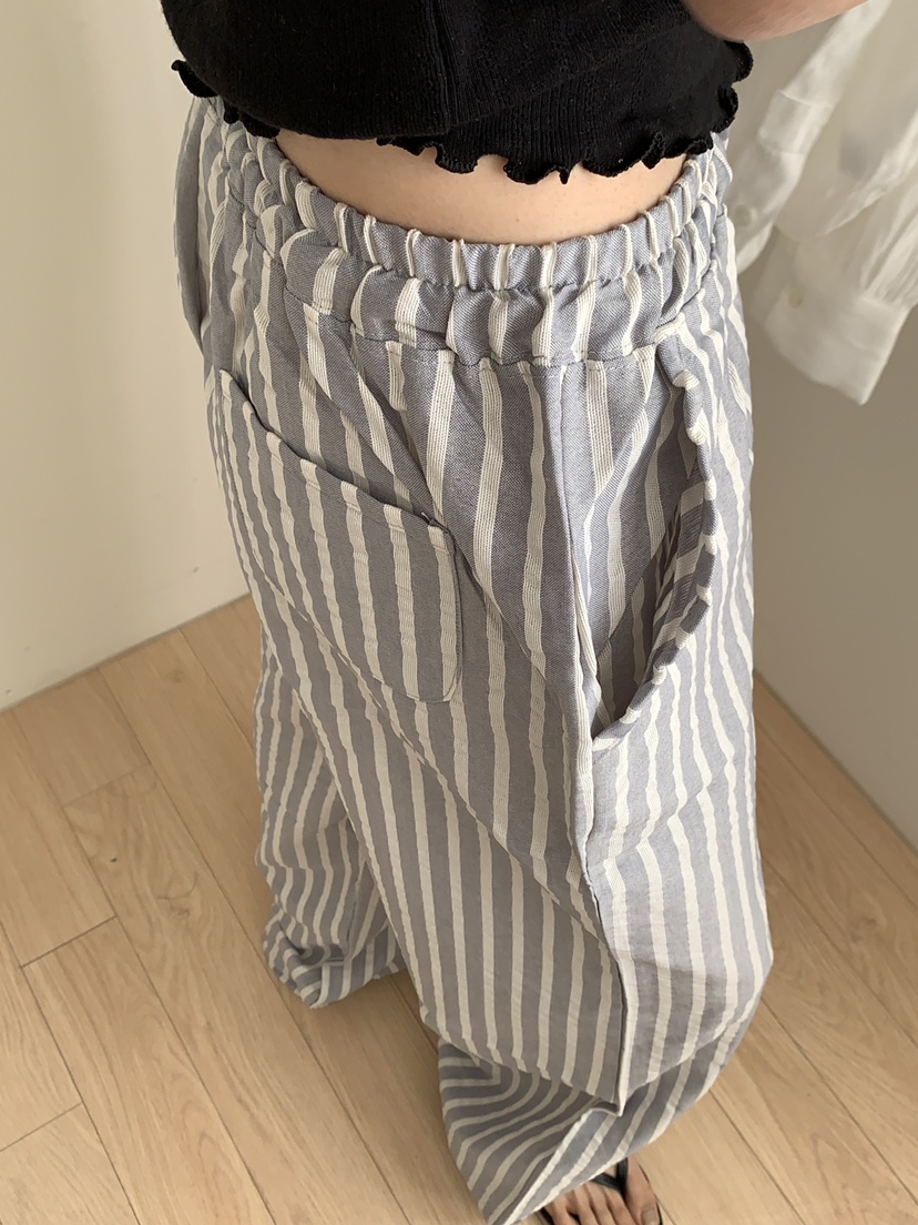 B_GARDER韓國代購女士新款人氣熱賣職業休閑時尚休閑褲條紋B.GARDER休閑褲