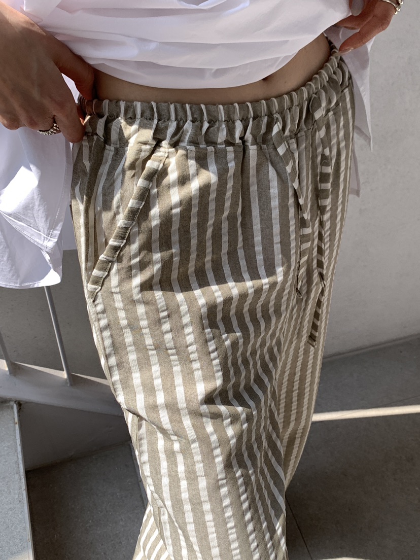 B_GARDER韓國代購女士新款人氣熱賣職業休閑時尚休閑褲條紋B.GARDER休閑褲