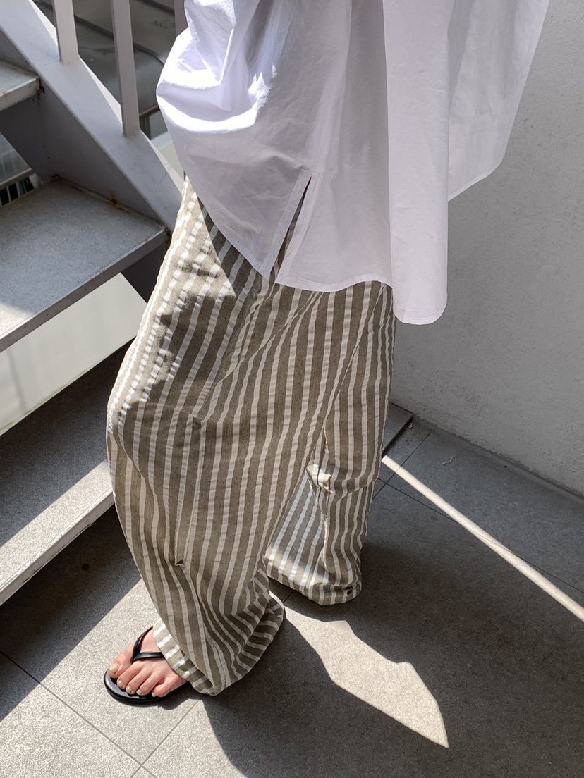 B_GARDER韓國代購女士新款人氣熱賣職業休閑時尚休閑褲條紋B.GARDER休閑褲