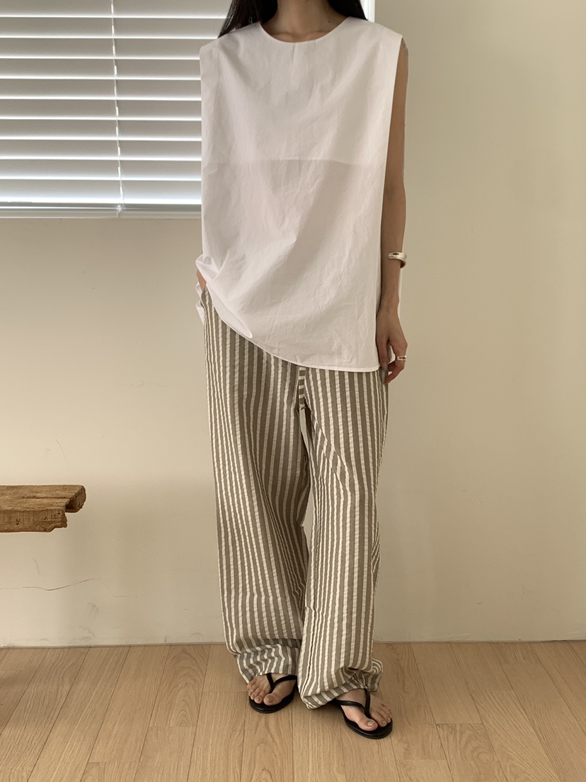 B_GARDER韓國代購女士新款人氣熱賣職業休閑時尚休閑褲條紋B.GARDER休閑褲