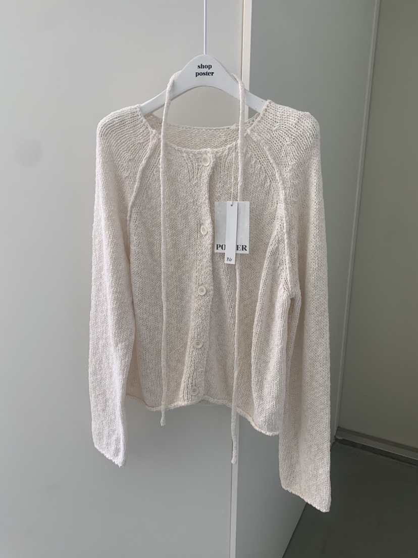 SHOP POSTER韓國直郵女士新款休閑熱賣時尚針織衫含腰繩SHOP_POSTER針織衫圖色1