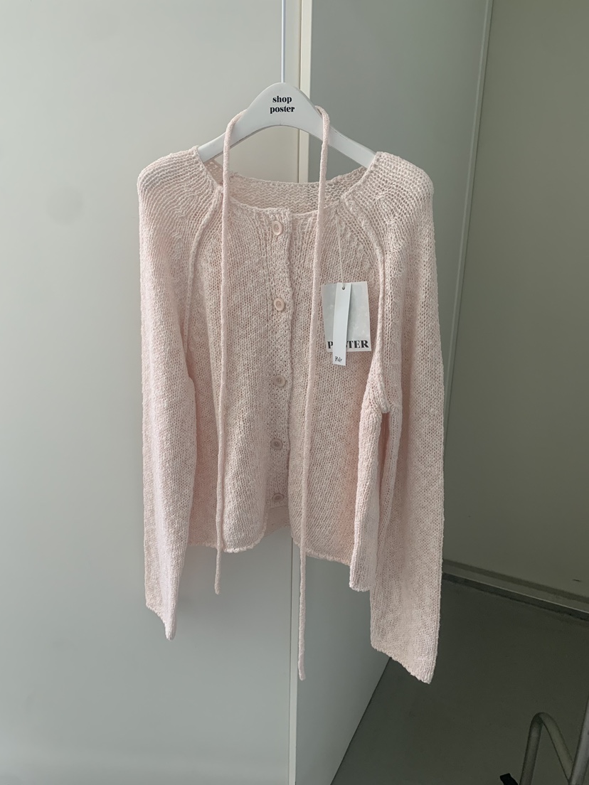 SHOP POSTER韓國直郵女士新款休閑熱賣時尚針織衫含腰繩SHOP_POSTER針織衫圖色2