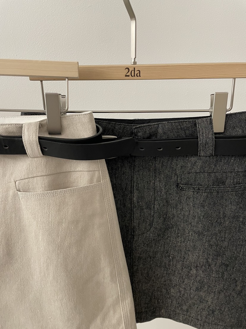 2DA/DARIMI-P韓國東大門直郵女士新品時尚推薦裙褲含腰帶2DA/DARIMI-P裙褲