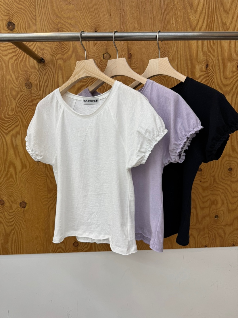 PROJECTVIEW韓國直郵實拍女裝新品推薦熱賣時尚T恤泡泡袖PROJECTVIEWT恤