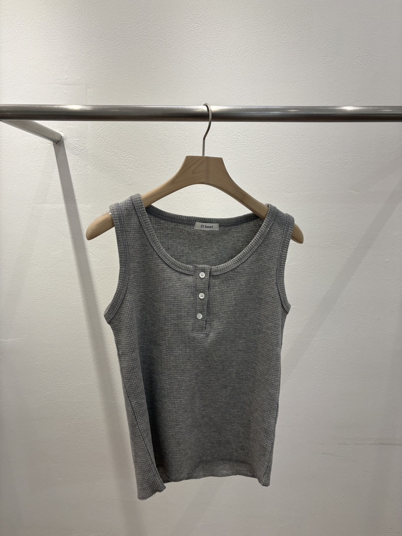 FL LANEL韓國東大門直郵女裝新品推薦吊帶背心華夫格格紋FL LANEL吊帶/背心圖色2