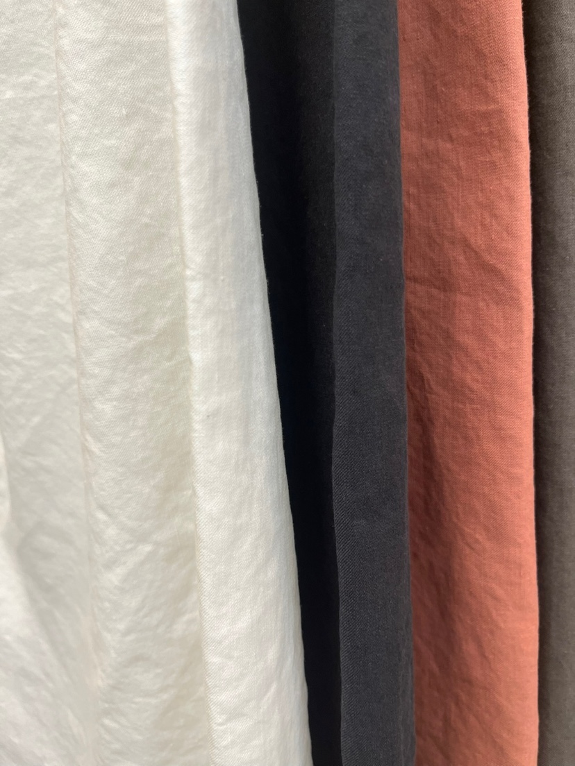 PROJECTVIEW韓國直郵實拍女士新款時尚推薦熱賣26春夏長裙亞麻PROJECTVIEW長裙