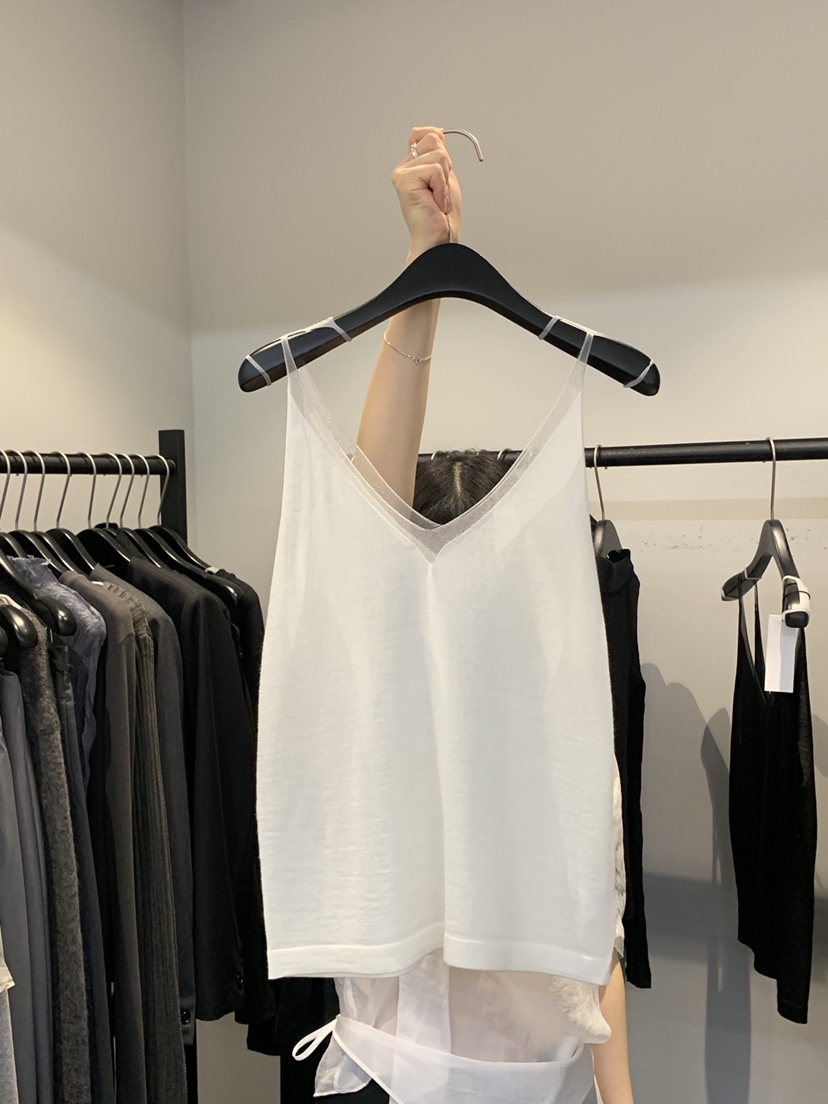 FORTH韓國東大門直郵女士新品時尚休閑人氣推薦吊帶背心透明FORTH吊帶/背心