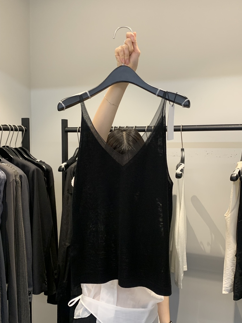 FORTH韓國東大門直郵女士新品時尚休閑人氣推薦吊帶背心透明FORTH吊帶/背心圖色2