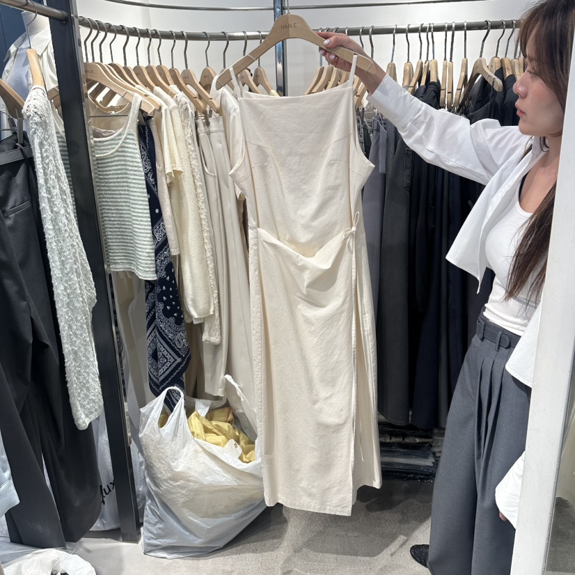 HABLE韓國東大門代購女裝新款26春夏推薦休閑時尚職業連衣裙HABLE連衣裙圖色1