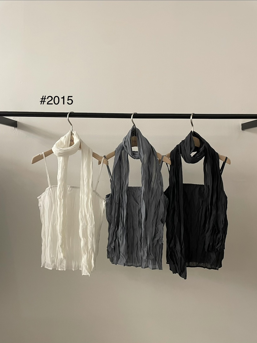 2DA/DARIMI-P韓國東大門代購女士新款熱賣吊帶背心含圍巾2DA/DARIMI-P吊帶/背心