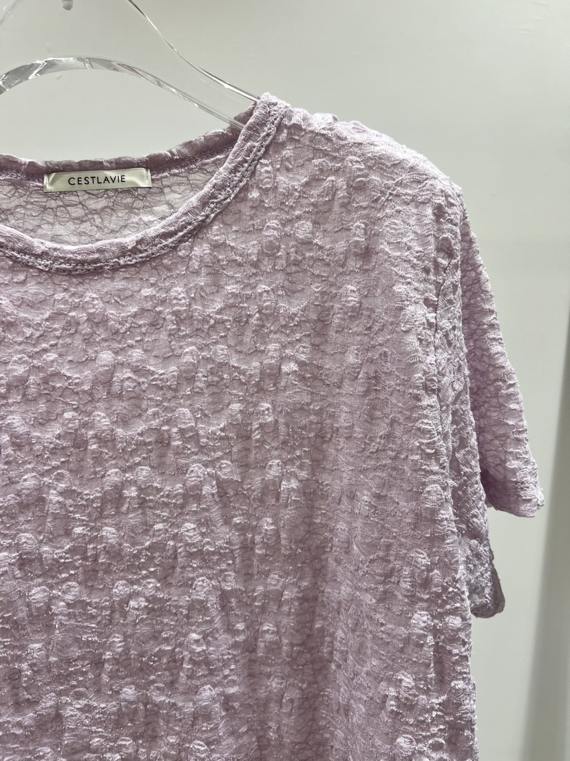 CESTLAVIE韓國東大門代購女士新款26春夏休閑推薦針織衫蕾絲CESTLAVIE針織衫