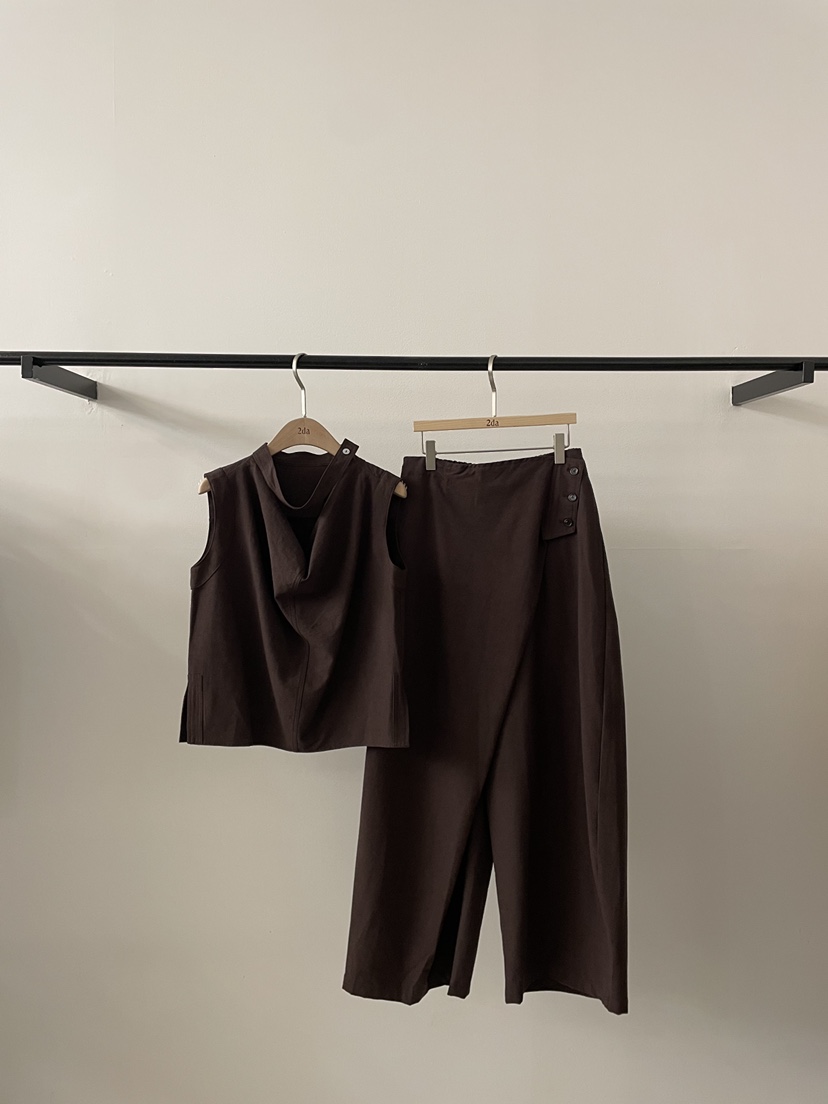 2DA/DARIMI-P韓國東大門代購女士新品人氣職業時尚套裝2DA/DARIMI-P套裝圖色2棕色