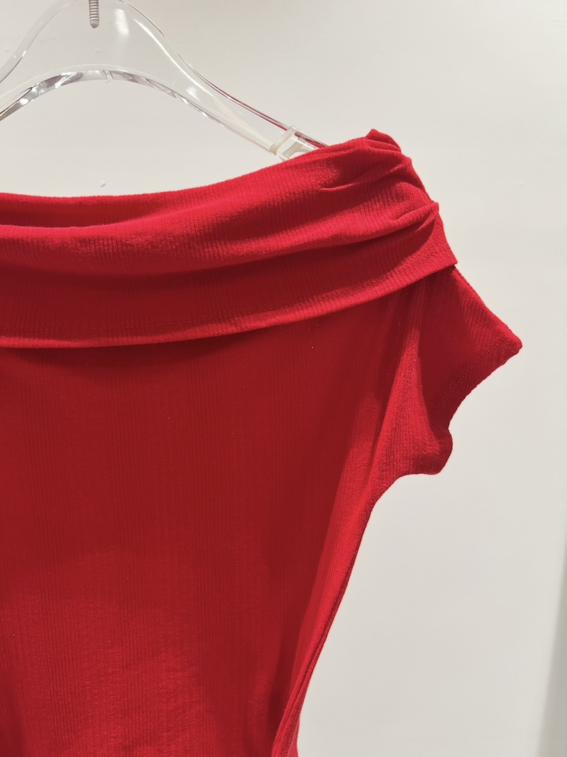 CESTLAVIE韓國代購女裝新款職業人氣推薦熱賣26春夏T恤露肩緞CESTLAVIET恤