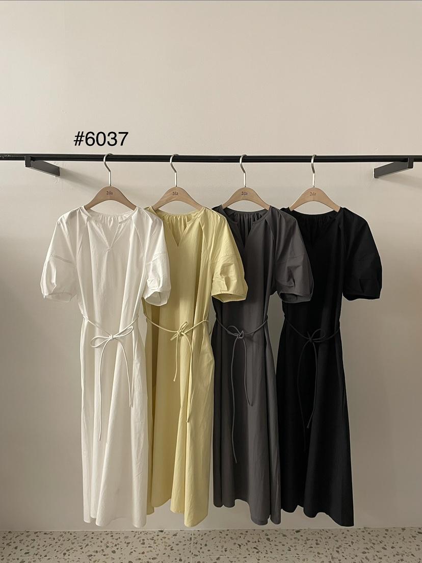 2DA/DARIMI-P韓國直郵實拍女裝新品人氣推薦連衣裙含腰繩2DA/DARIMI-P連衣裙